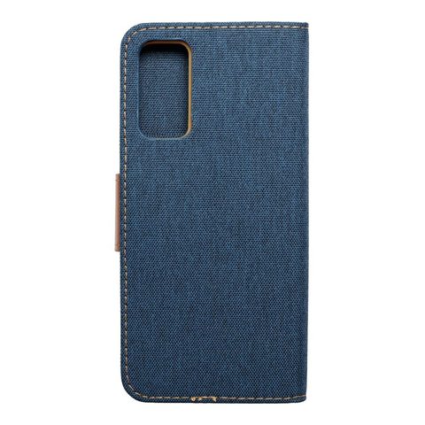 Pouzdro / obal na Samsung Galaxy S22 FE/ S20 FE tmavě modrý - knížkové Canvas Book case