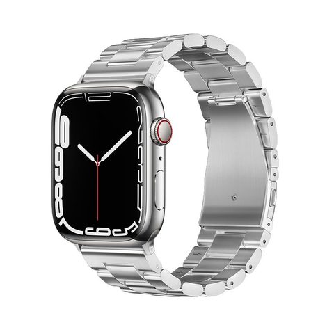 Nerezový řemínek pro Apple Watch 42/44/45/49mm stříbrný - FORCELL