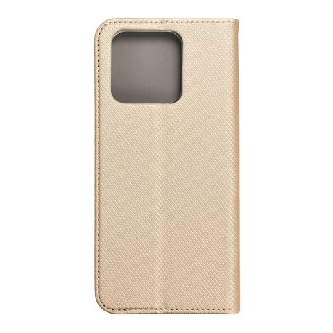 Pouzdro / obal na Xiaomi Redmi 10C zlaté - knížkové Smart Case