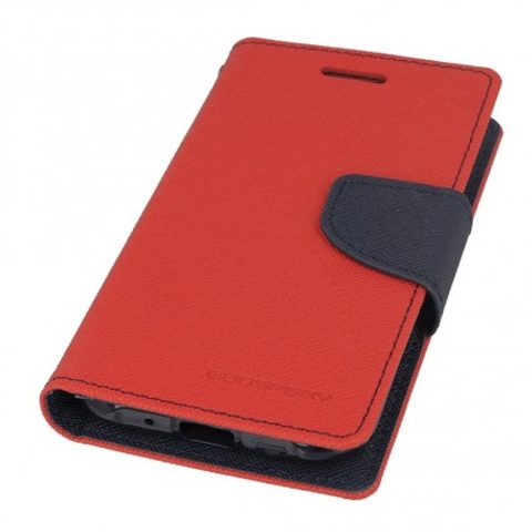 Pouzdro / obal na Samsung Galaxy J1 červeno modré - knížkové Fancy Book