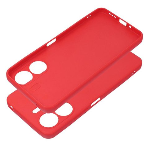 Obal / kryt na Xiaomi Redmi 13C červený - SOFT Case