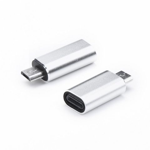 Adapter Lightning Iphone - Micro USB silver