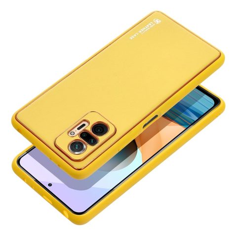 Obal / kryt na Xiaomi Redmi Note 11 Pro+5G žluté -  Forcell LEATHER