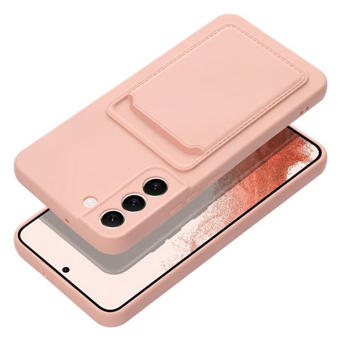 Obal / kryt na Samsung Galaxy S22 Plus růžový Forcell Card