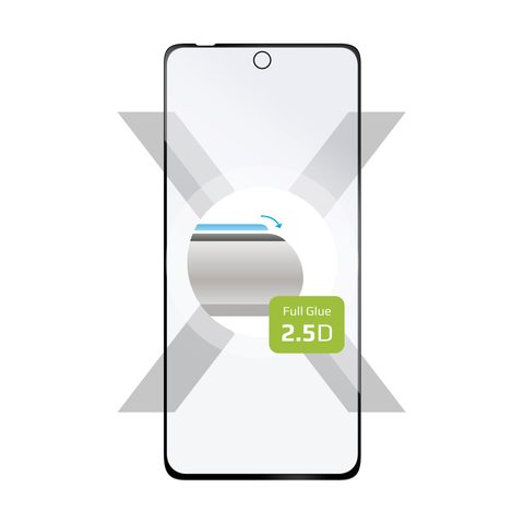 Tvrzené / ochranné sklo Motorola G72 2,5D plné lepení - FIXED