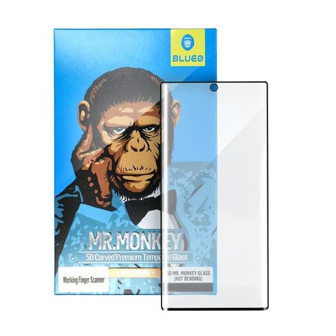 Tvrzené / ochranné sklo Samsung Galaxy A53 5G černé 5D - Mr. Monkey glass