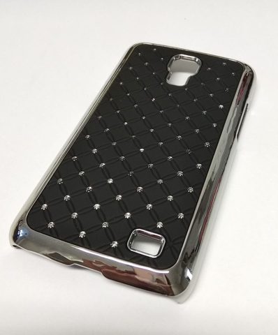 Obal / kryt na Samsung Galaxy Core LTE (G3518) černý s kamínky