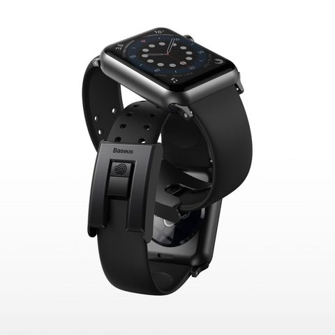 BASEUS Slip-Thru Watch Band For Apple Watch Series 3/4/5/6/SE 38mm/40mm Black LBWSE-01