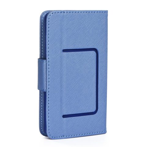 Pouzdro / obal univerzální (5,3-5,8") modré - knížkové Fancy Book Leather