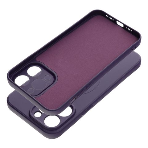 Obal / kryt pro Apple iPhone 14 Pro Max fialový - Silicone Mag Cover