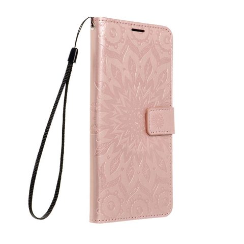 Pouzdro / obal na Samsung Galaxy S24 mandala růžovozlaté - knížkové MEZZO