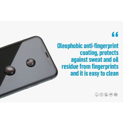 Tvrzené / ochranné sklo Huawei P20 černé 5D plné lepení - Mr. Monkey