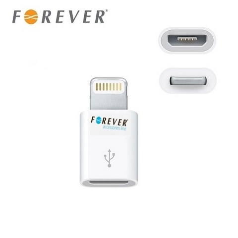 Adaptér / redukce Micro USB / Lightning - Forever