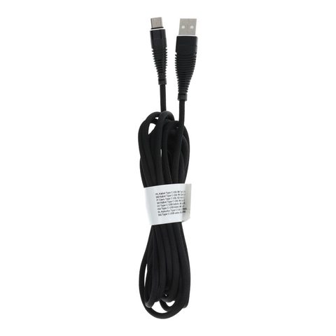Datový a nabíjecí kabel USB na Typ C 2.0 C171 černý 3m