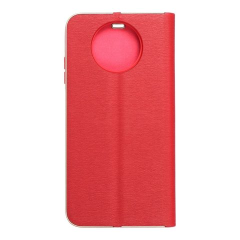 Pouzdro / obal na Xiaomi Redmi Note 9T 5G červené - knížkové Luna Book