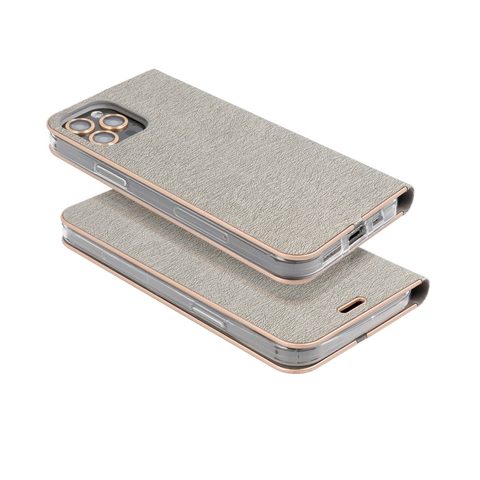 Pouzdro / obal na Xiaomi Mi 11 stříbrný - Forcell LUNA book