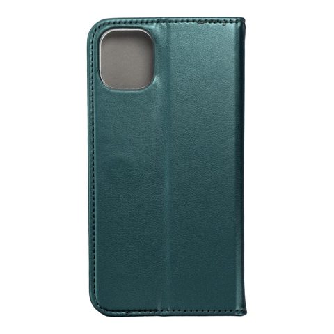 Pouzdro / obal na Apple iPhone 11 tmavě zelená - Knížkové Smart Magneto