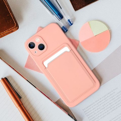 Obal / kryt na Xiaomi Redmi 13C růžový - CARD Case