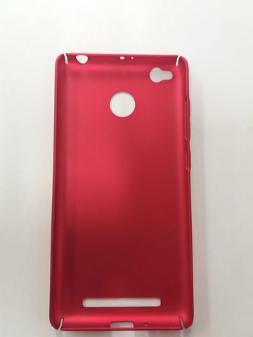 Obal / kryt na Xiaomi Redmi 3 červený (AE)