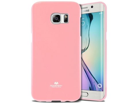 Obal / kryt na Samsung Galaxy S6 edge růžový - Jelly case