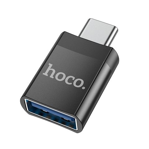 Adaptér / redukce USB A, Typ C černá - HOCO