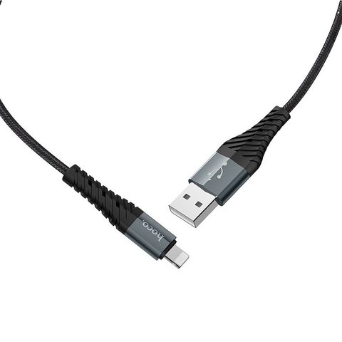 Datový kabel pro iPhone,8 pin X38, 1 metr, černý - HOCO