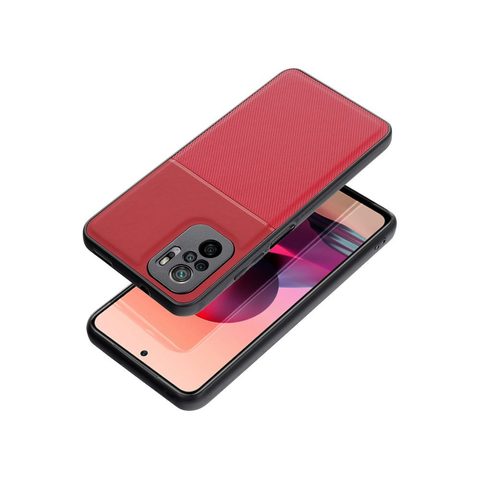 Obal / kryt na Xiaomi Redmi NOTE 10 / 10S červený - Forcell NOBLE