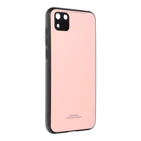 Obal / kryt na Huawei Y5P růžový - Glass Case