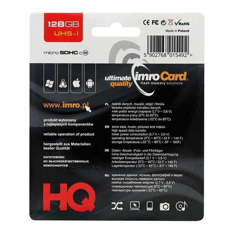 MicroSD karta 128 GB s adaptérem