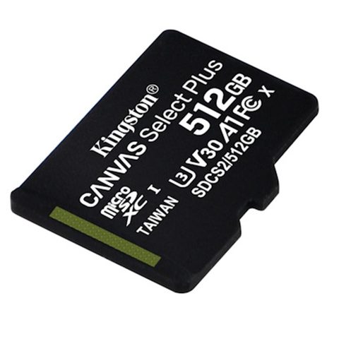 Paměťová karta 512GB microSDXC Kingston U3 CL10 100MB/s bez adapt