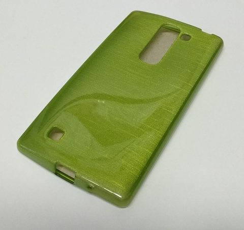 Obal / kryt na LG G4 MINI zelený - Jelly Case Brush