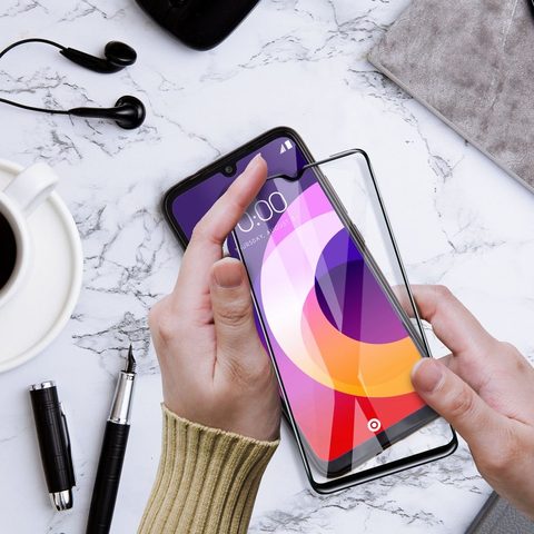 Tvrzené / ochranné sklo pro Samsung Galaxy A23 5G černé - 5D Ceramic glass plné lepení