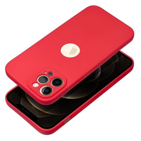 Obal / kryt na iPhone 12 Pro Max červené - Forcell Soft