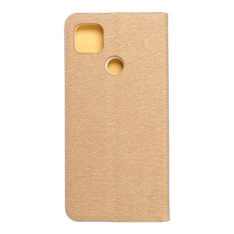 Pouzdro / obal na Xiaomi Redmi 9C / 9C NFC zlaté - knížkové Luna Book