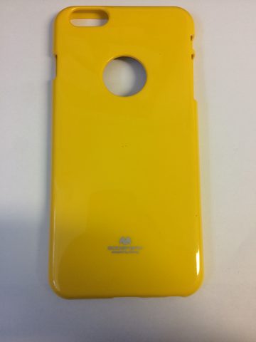 Obal / kryt na Apple iPhone 6 Plus / 6S Plus žlutý - JELLY