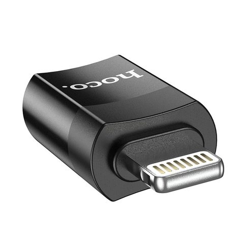 Adaptér / redukce USB-C, Lightning 8-pin , černá  - HOCO