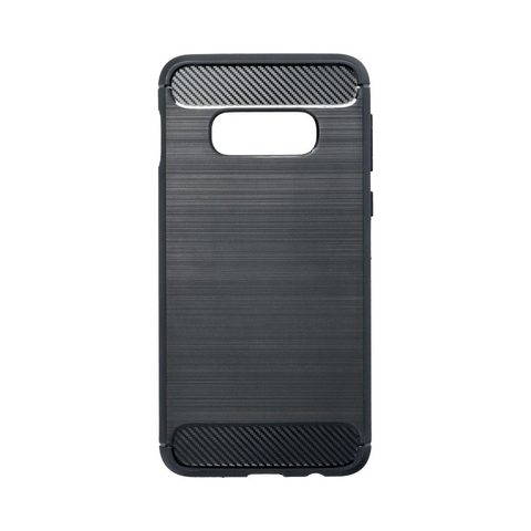 Obal / kryt na Samsung Galaxy S10e černý - Forcell CARBON