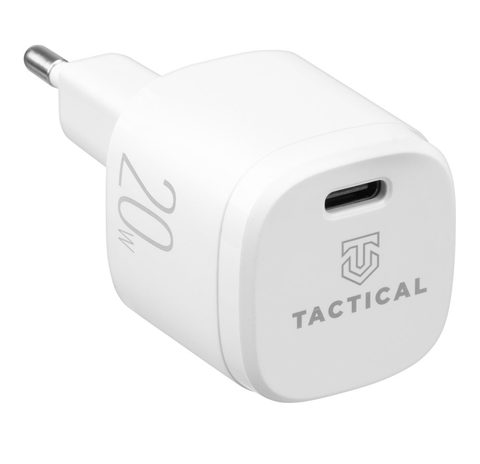 Nabíječka USB-C 20W bílá - Tactical base plug mini