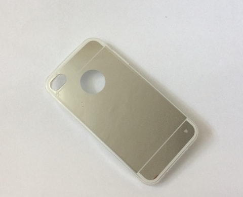 Obal / kryt na Apple iPhone 4/4S stříbrný - Mirro FORCELL