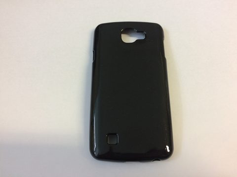 Obal / kryt na LG K4 černý - Jelly Case Flash