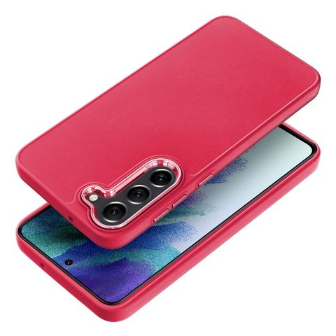 Obal / kryt na Samsung Galaxy S23 Plus tmavě růžový - FRAME