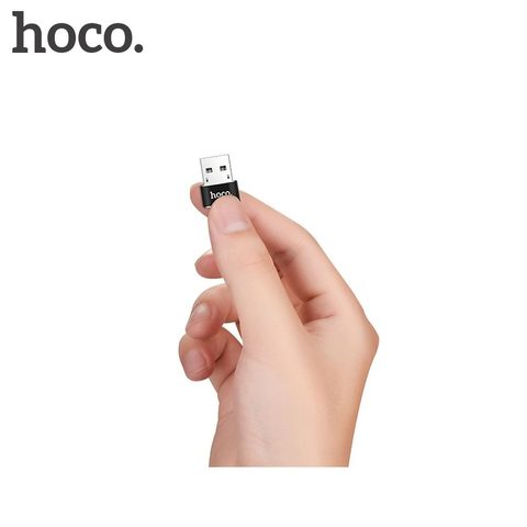 Adaptér OTG USB - Type C černý HOCO
