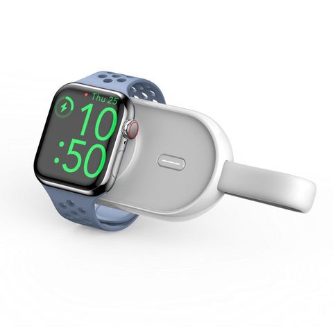 Powerbanka s bezdrátovým nabíjením pro Apple Watch 1200 mAh bílá - VEGER Pomme