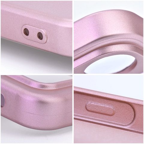 Obal / kryt na Apple iPhone 15 Pro Max růžový - METALLIC Case