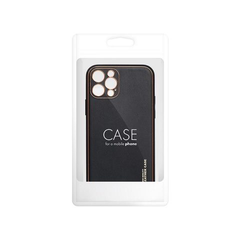 Obal / kryt na Apple iPhone 13 Pro Max černý - Forcell Leather Case