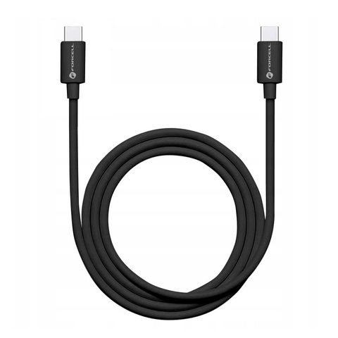 Datový kabel USB-C / USB-C - 1m černý - Forcell