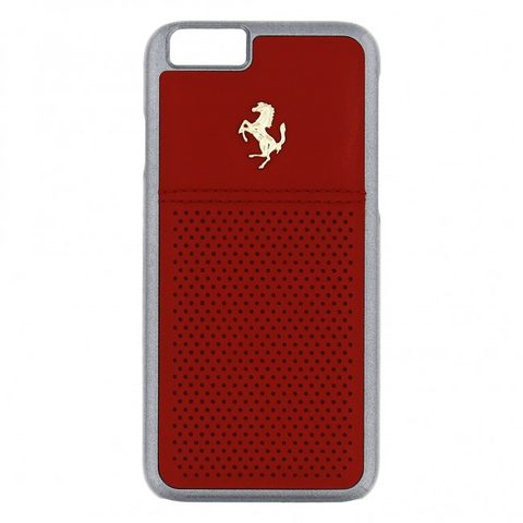 Obal / Kryt na Apple iPhone 6 / 6s červené - Ferrari