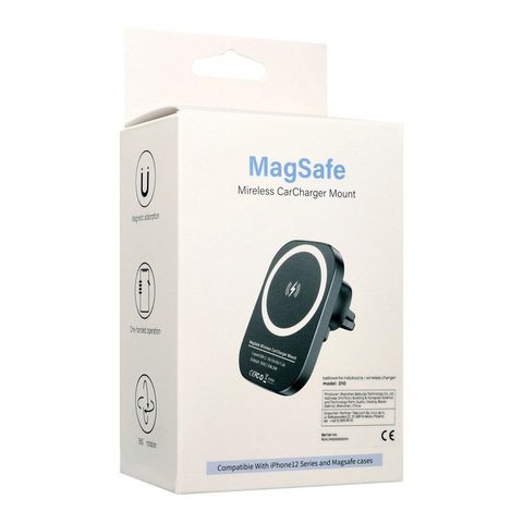 Držák telefonu do ventilace auta s podporou bezdrátového nabíjení MagSafe 15W  černá