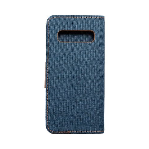 Pouzdro / obal na Samsung Galaxy S10 modré - knížkové Canvas