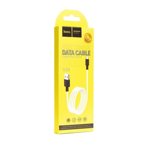 Datový / nabíjecí kabel USB-C X29 1m černý - HOCO